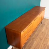 Retro Teak 1960s Long Meredew Sideboard On Hairpin Legs