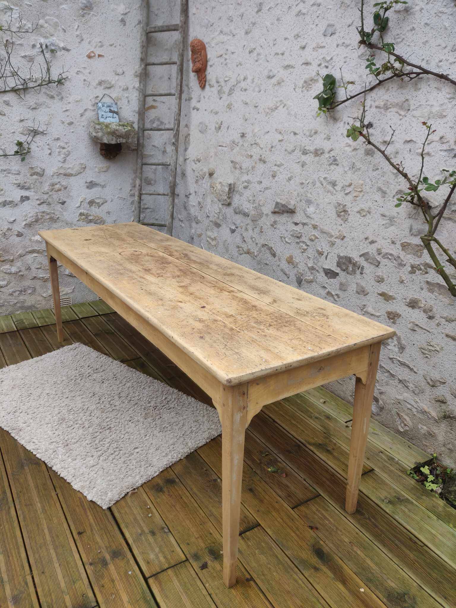 Old farm table