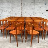 Set of 32 vintage bistro chairs