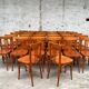 Set of 32 vintage bistro chairs