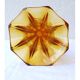 Art Deco amber glass vase