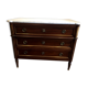 Louis xvi style chest of drawers in mahogany