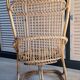 Vintage rattan armchair
