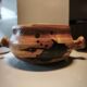 Bowl and saucer Pottery of the Dove Orriule Madeleine Brault