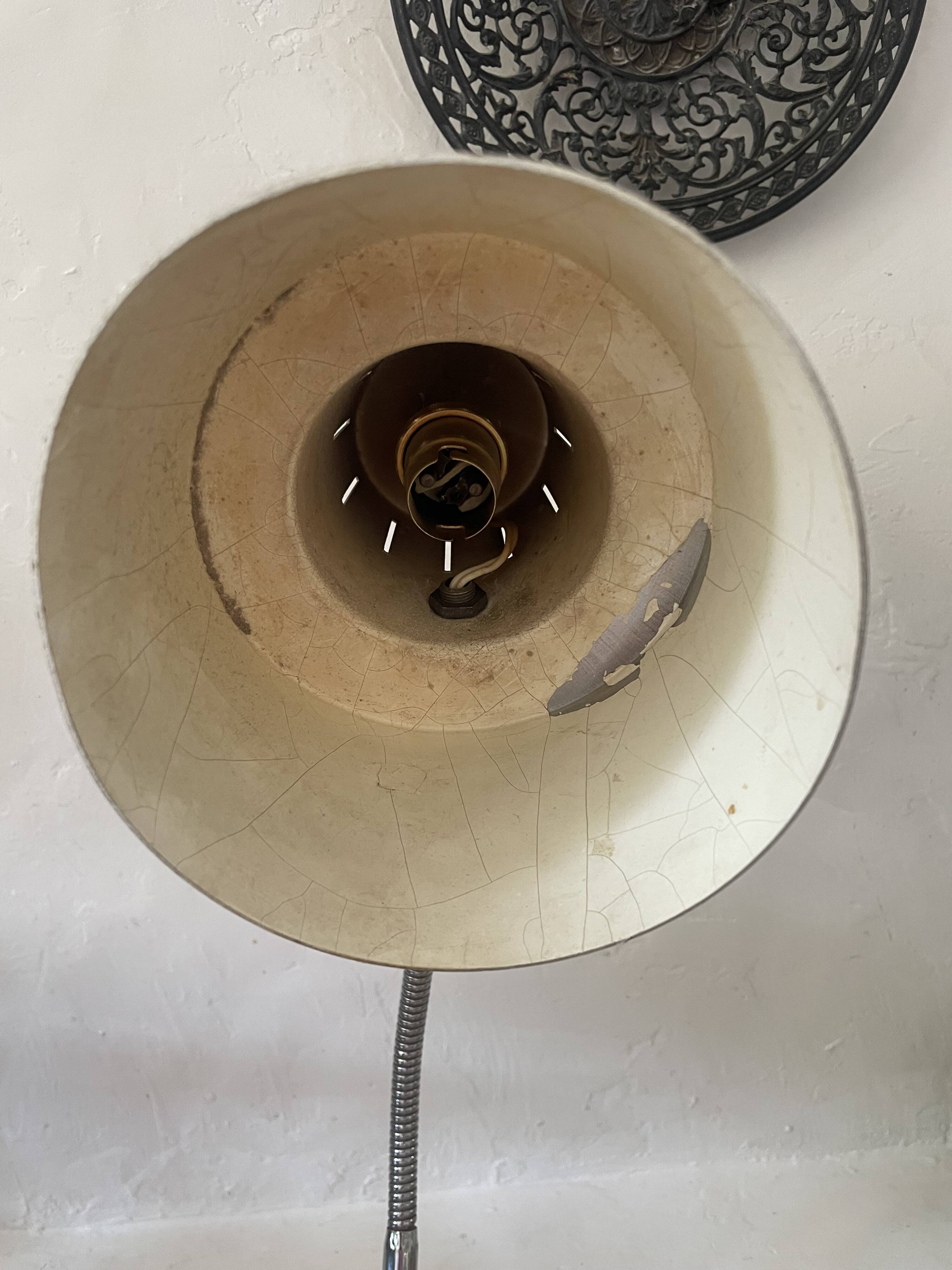 Flexible desk lamp circa 1950