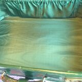 Leather suitcase