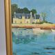 Oil on marine canvas