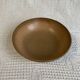 Longchamp glazed stoneware salad bowl, dating from the 1970s, in brown tones