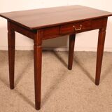 Small 19th Century Desk with Straight Legs