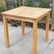 Scandinavian square kitchen table in solid wood 75cm