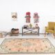 5x9 Peach Orange Antique Vintage Rug 166x263Cm SK 24342
