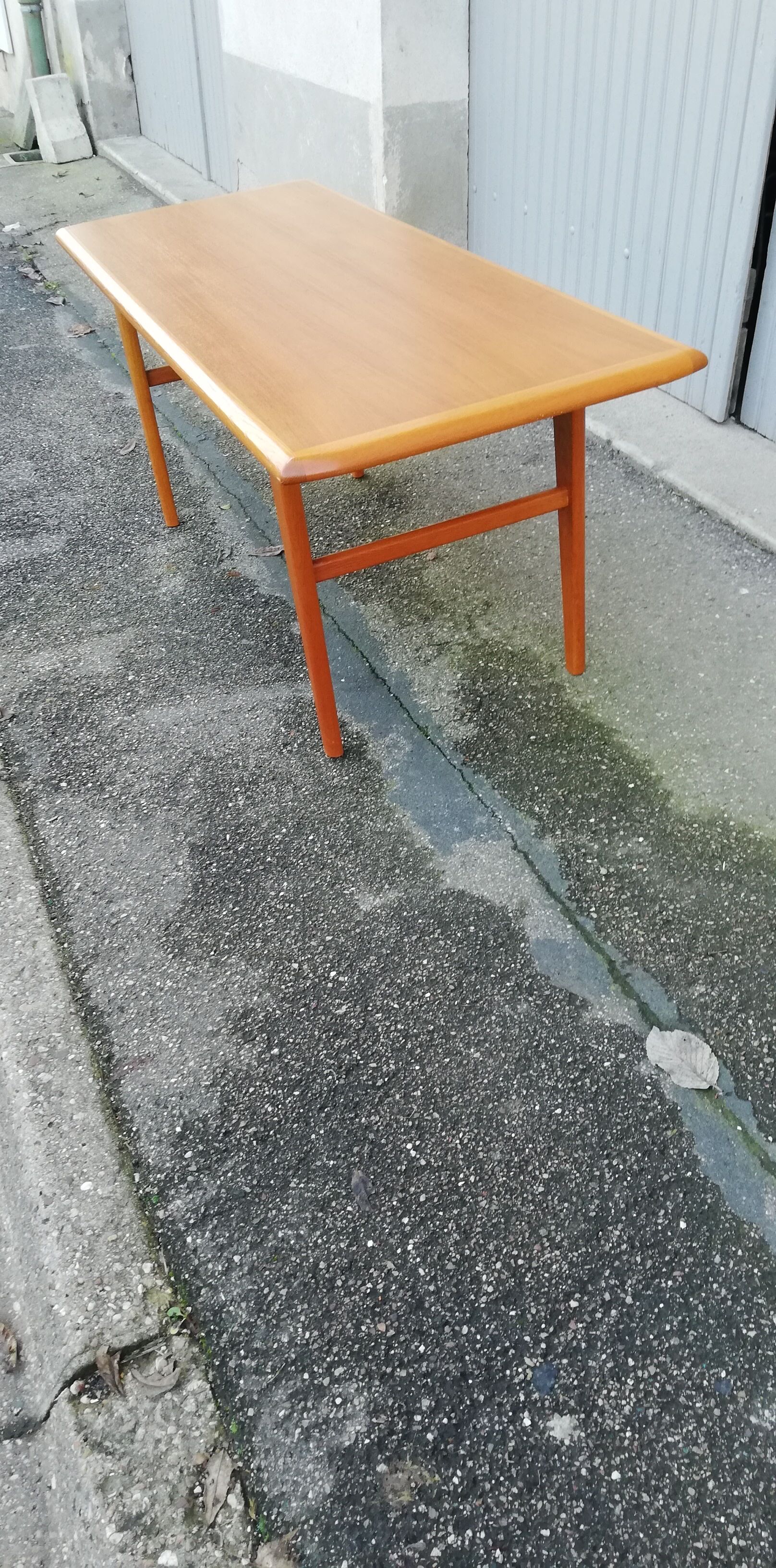 Scandinavian teak coffee table