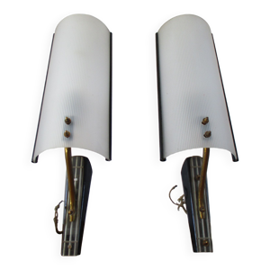 paire d'appliques plastiques - design