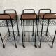 Vintage side table/70s trolley in teak