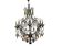 Grand lustre en cristal multicolore des années 1950