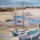 Oil painting Low tide