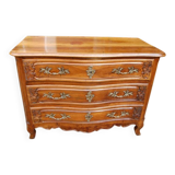18th-century Louis XV walnut commode.