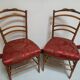 Pair of golden chairs