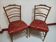 Pair of golden chairs