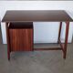 Small Italian wooden desk with brass details.