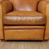 Vintage leather club chair