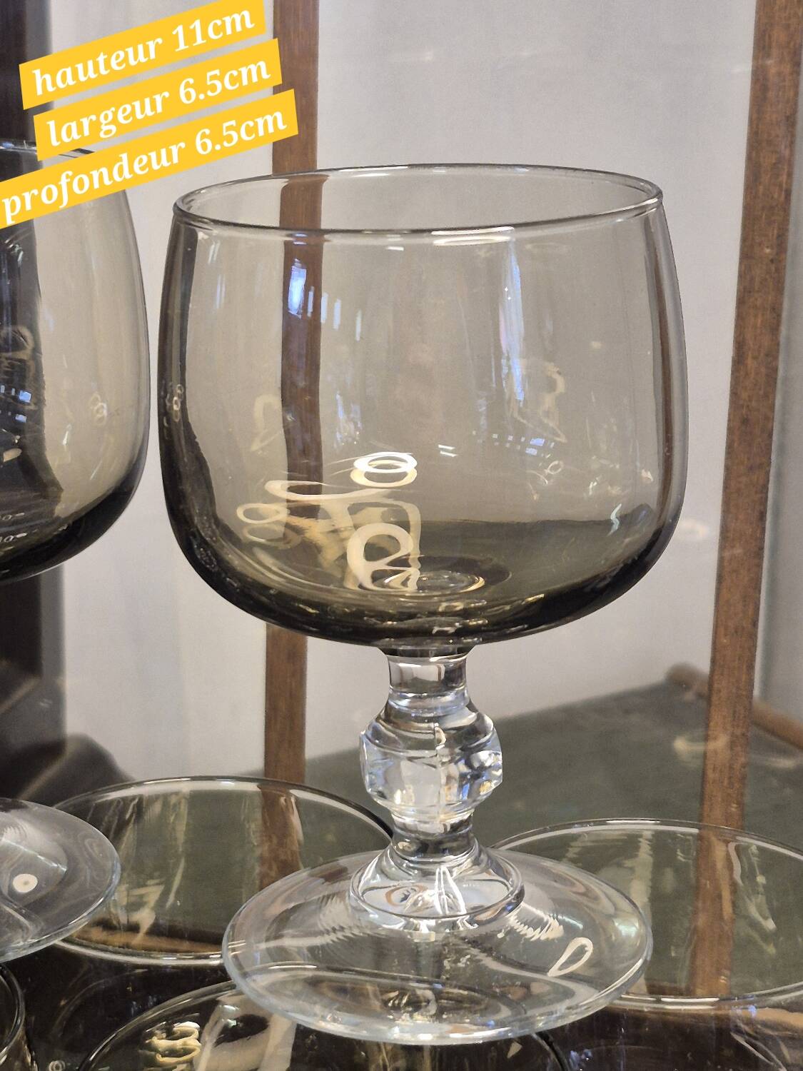 Balloon stemmed glasses