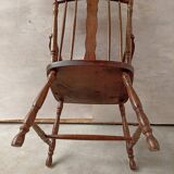 Fauteuil bois style Windsor