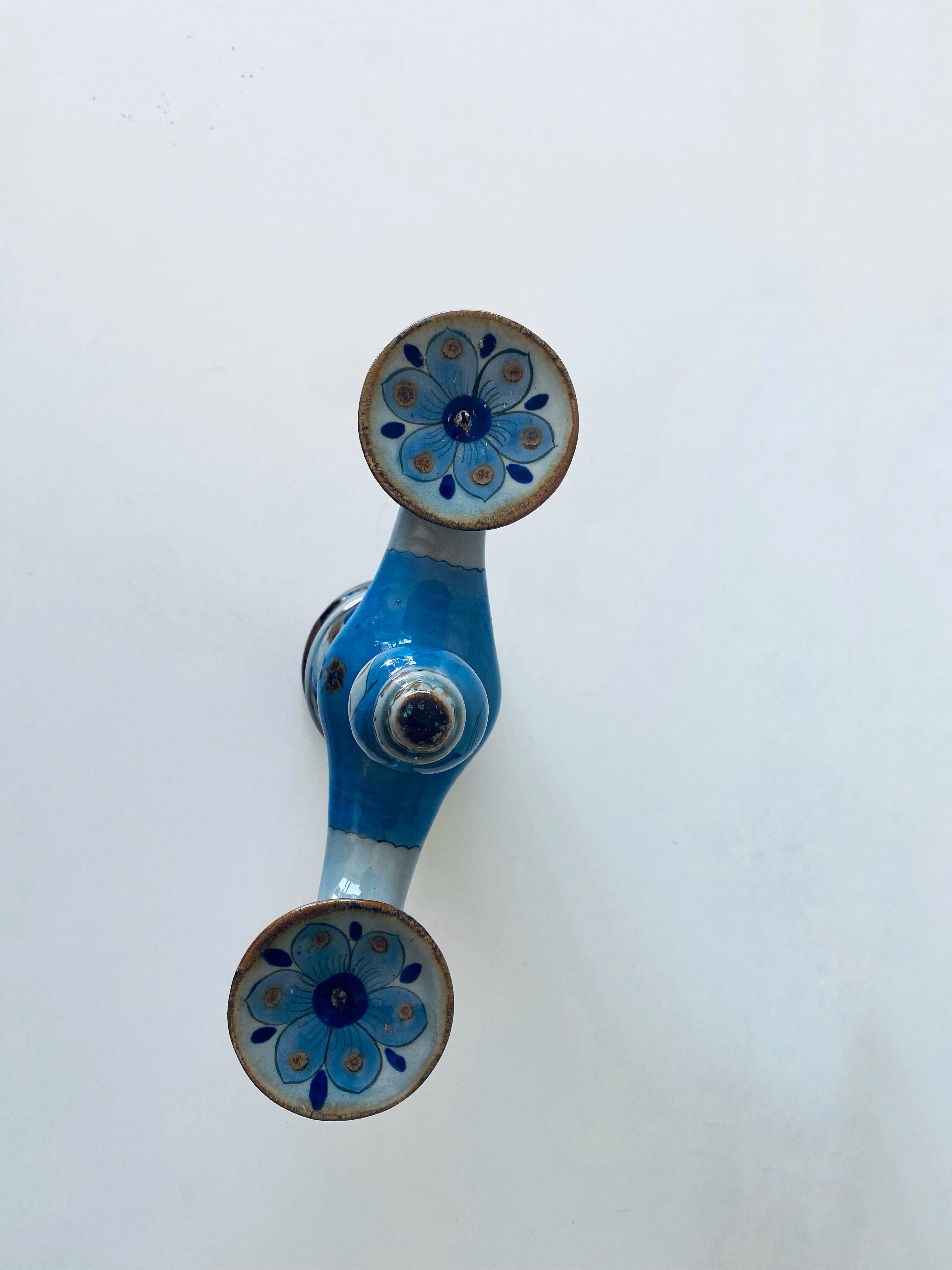 Mexican ceramic candle holder