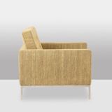 Florence Knoll, pour Knoll. Canapé et paire de fauteuils. Années 1960-70.