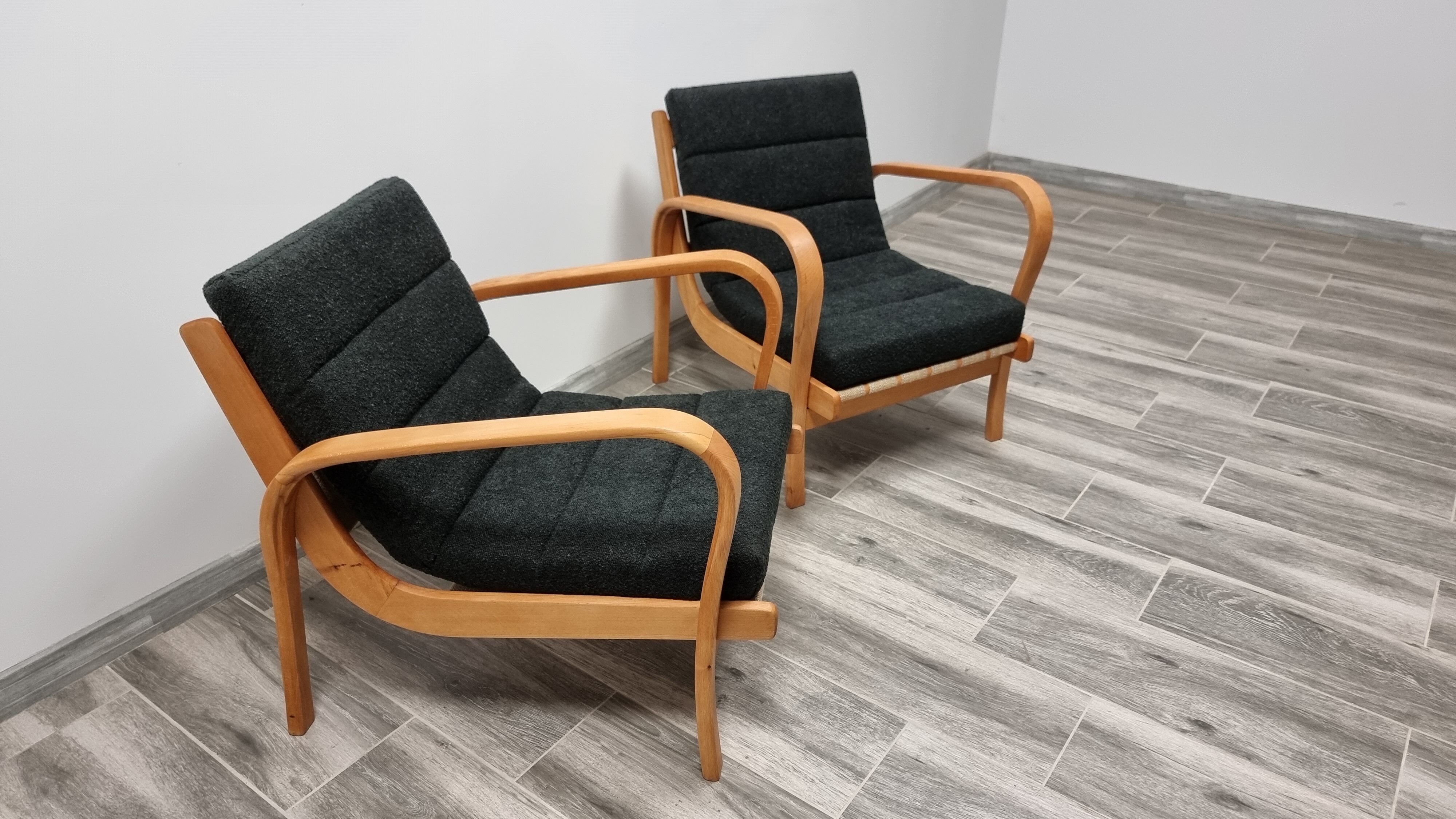 Pair of armchairs by K. Kozelka & A. Kropacek