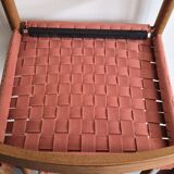 Set of 4 vintage 1980s "Racine" chairs for Roche-Bobois