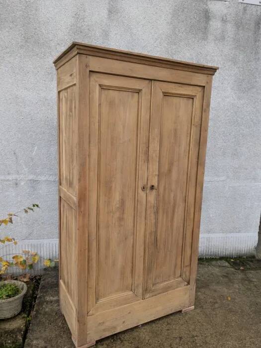Parisian wardrobe, natural wood wardrobe