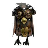 Decorative Metal Owl Curtis Gere style