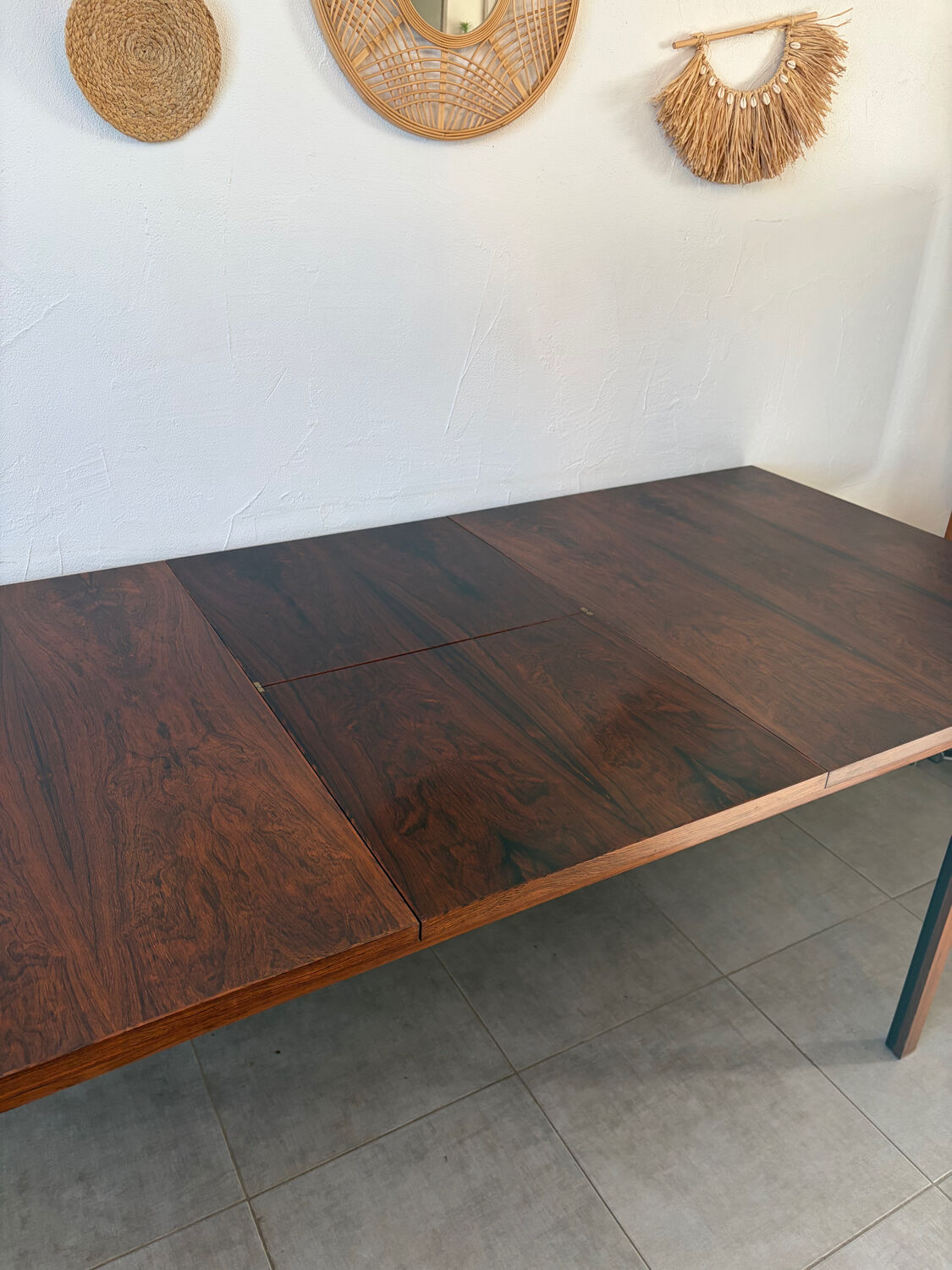 Vintage designer extendable table