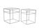 Tables d'appoint système "Abstracta" conçues par Poul Cadovius années 1960.
