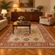 Vintage Afghan Chobi Ziegler hand-knotted rug: 193 x 154 cm