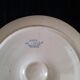 Assiette à huîtres hb henriot quimper grès 23 cm décor floral breton