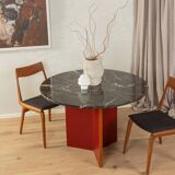 1960s marble dining table, Ø 110 cm