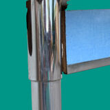 Blue formica table Sogemap 1960