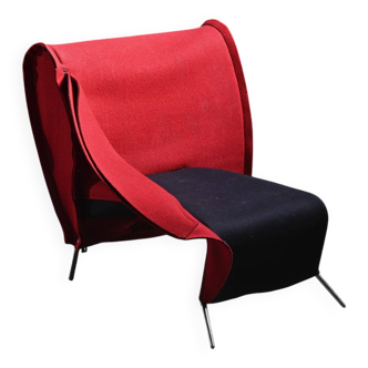 Chaise longue Filzka par Borek Sipek pour Scarabas, Pays-Bas, vers 1990