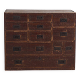 Ancienne commode japonaise – Période Meiji / Taishō (c.1890-1926) #44