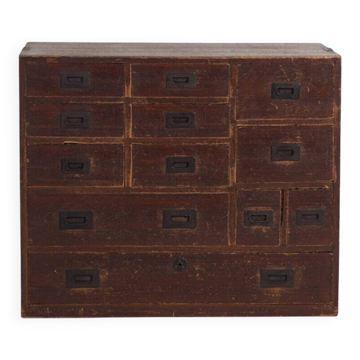 Antique Japanese chest of drawers – Meiji/Taishō period (c.1890-1926) #44