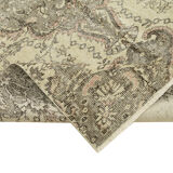 Tapis beige oriental ancien fait à la main 156 cm x 253 cm - 38895