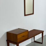Danish teak hallway set by Kai Kristiansen 1960s