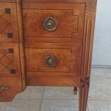 Louis XVI chest of drawers stamped in Faubourg Saint Antoine marquetry