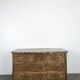 Commode Louis XV galbée en noyer dessus marbre XVIIIe