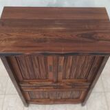 Aranjou sideboard in solid elm in the style of Olavi Hänninen 1960s