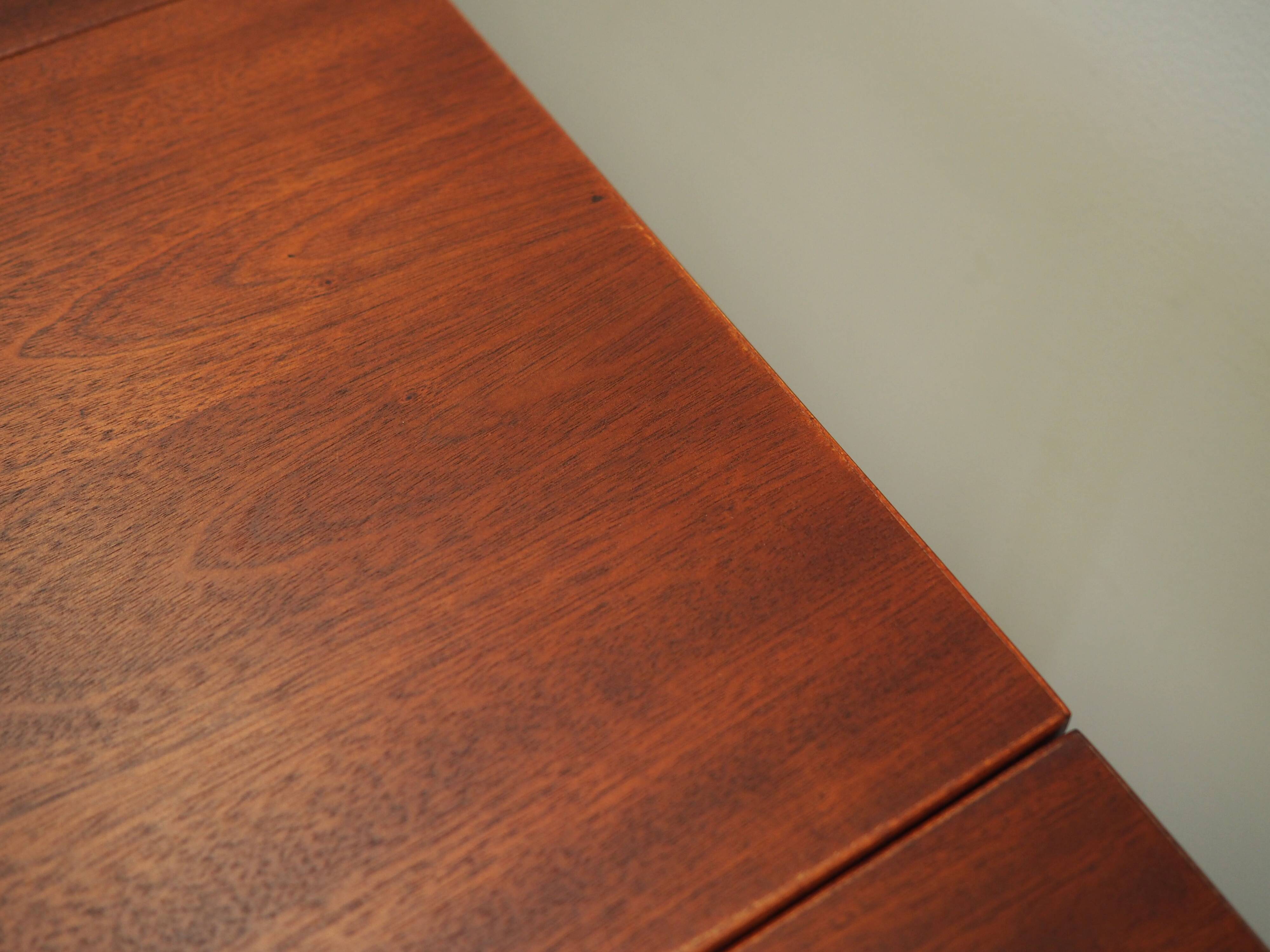 Mahogany table, Danish design, 1970s, production: Denmark