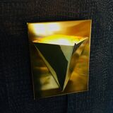 Postmodern Brass Wall Lamp Sconce from Liro, Belgium, 1980s