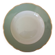Shallow dish Villeroy & Boch Mettlach celadon and gold